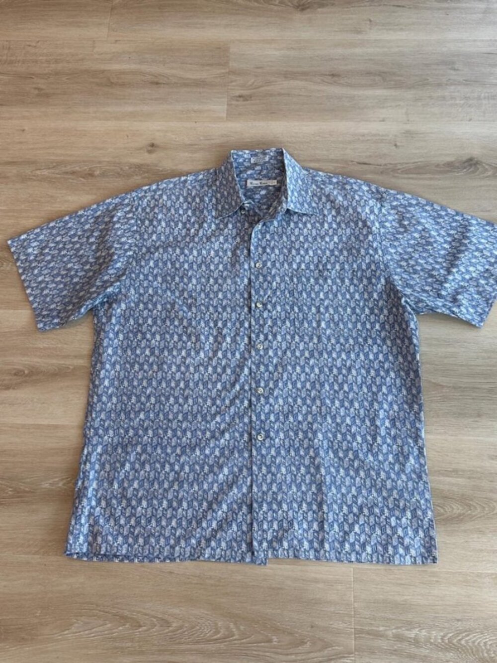 Burma Bibas Men's Short Sleeve Cotton Shirt